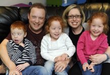 Love, laughs and triple the joy