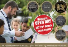 Hillcrest OPEN DAY