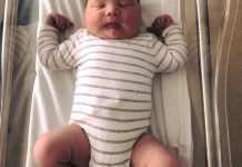 Baby breaks weight record at hospital