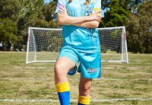 Natasha having a ball on screen