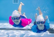 Kids not too young to learn to swim